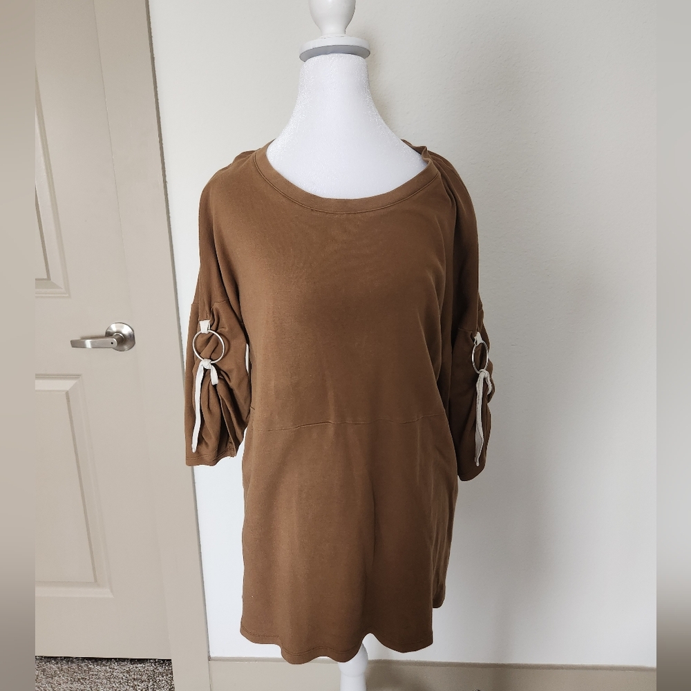 Zara Oversized Brown Shirt